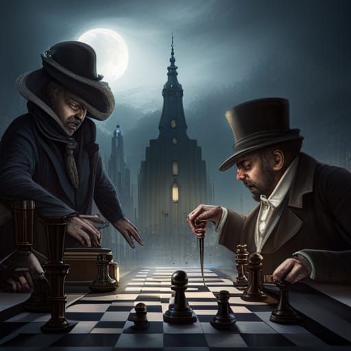 Jack the Ripper Chess Match with Death