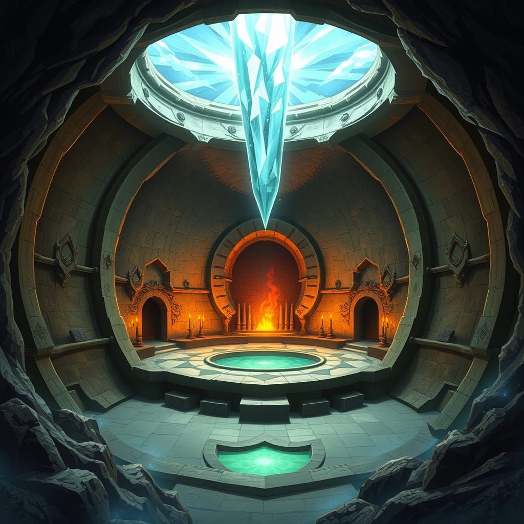 Mystical Shrine of Ithelia in Crystal-Like-Law District