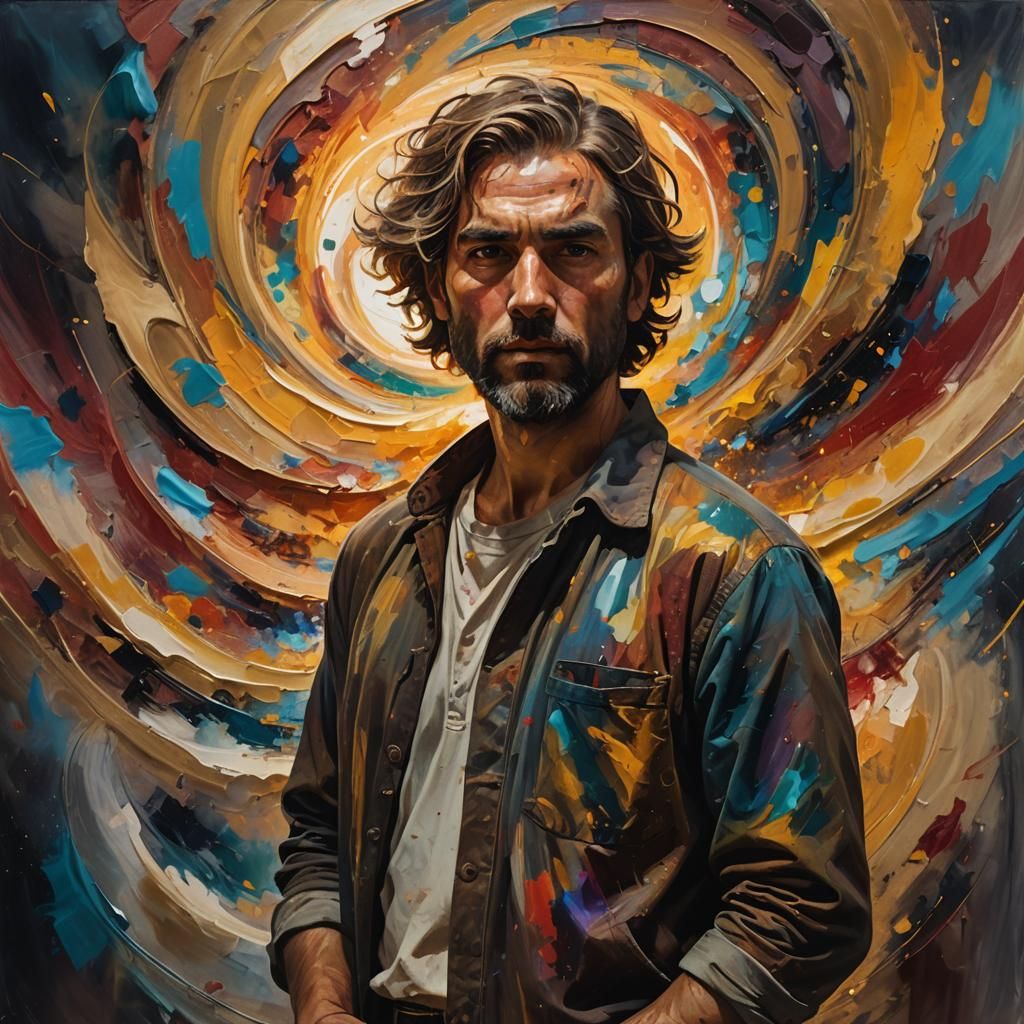 Dramatic Self-Portrait Concept Art in Unreal Engine