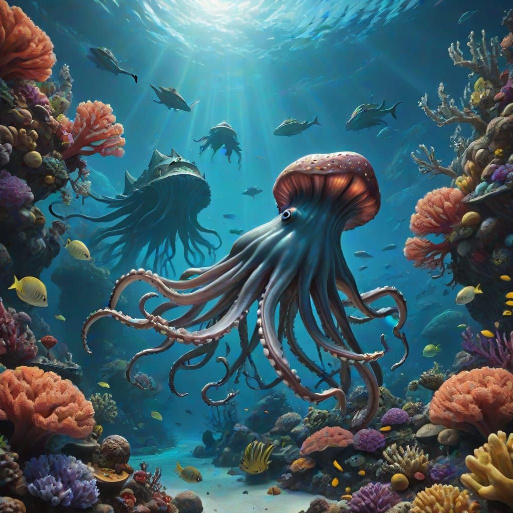 Epic Cinematic Coral Reef Masterpiece