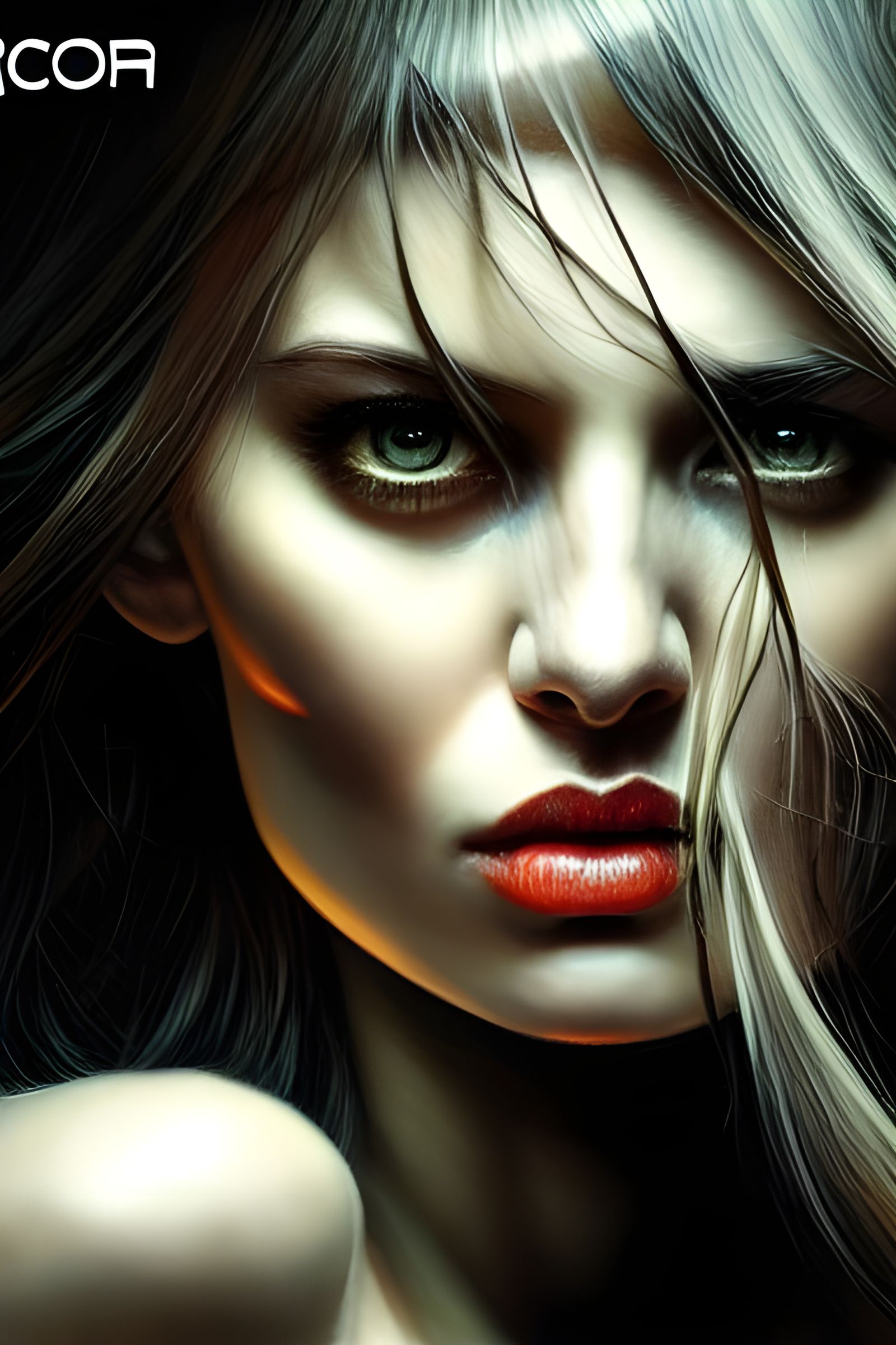 Intricate Portrait with Rococo Lighting, Hyperdetailed