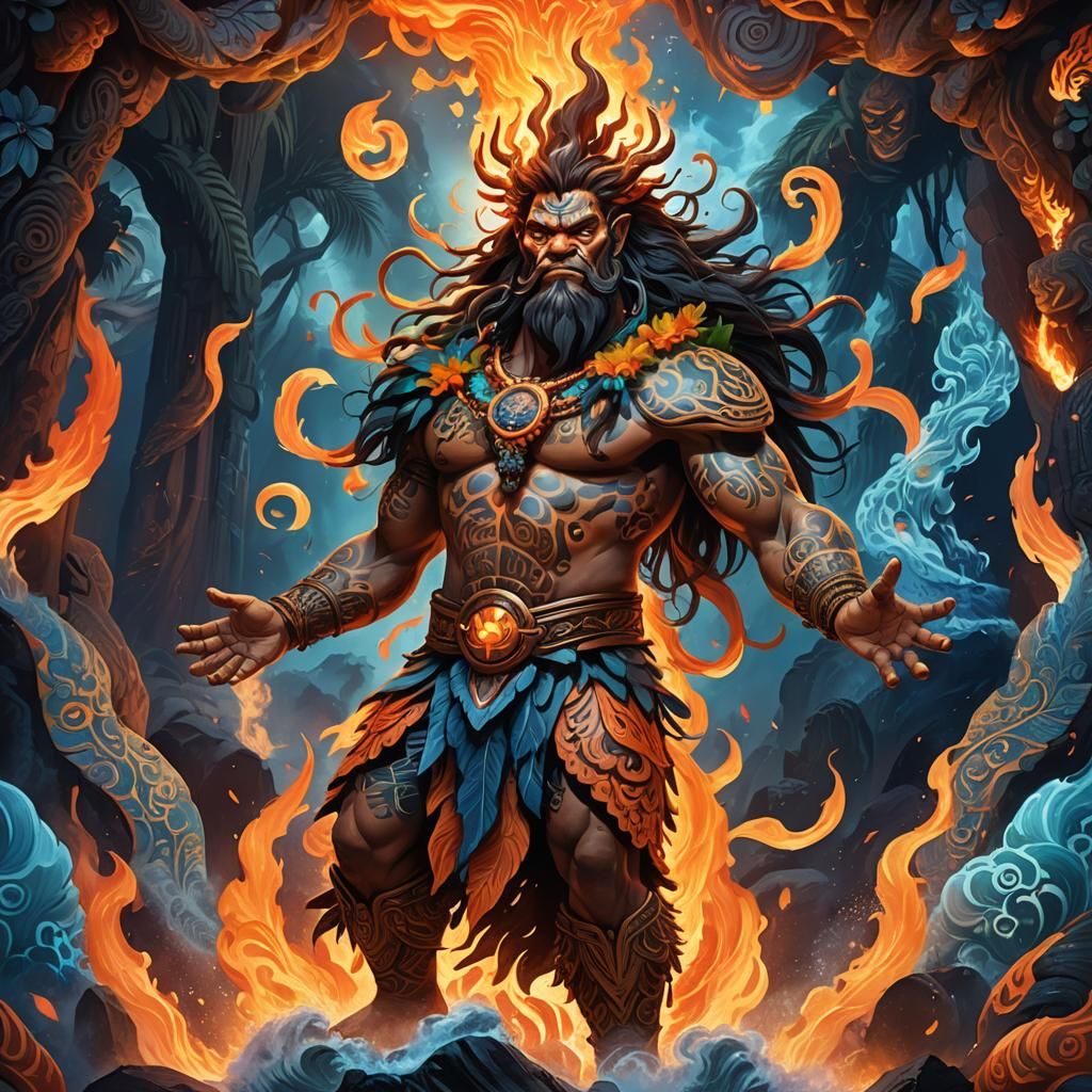 Paka'a: Hawaiian God of Wind and Underworld