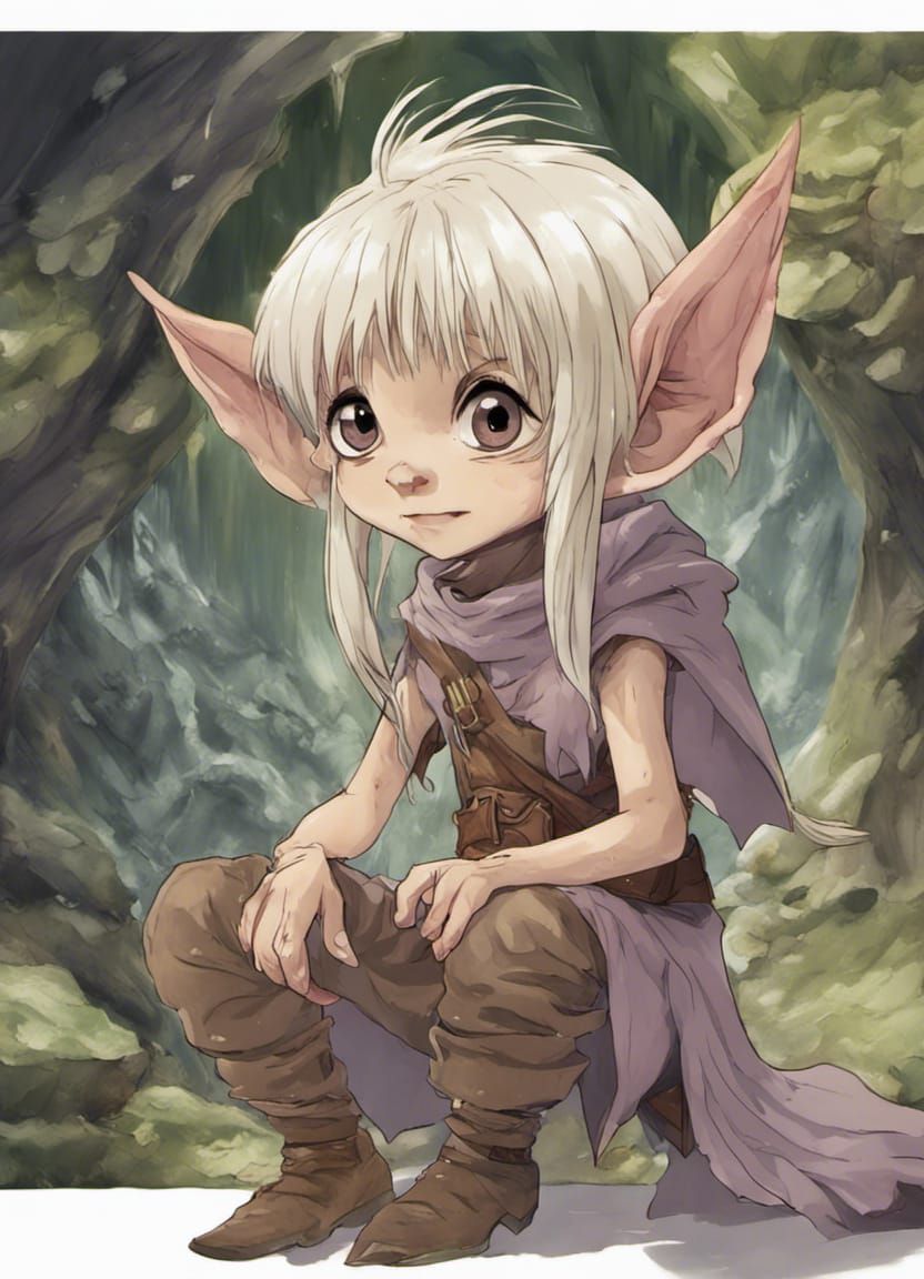 Gelfling Working: Anime-Inspired Dark Crystal Art