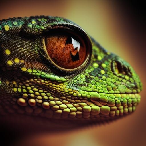 Vivid Photorealistic Lizard Tattoo Design
