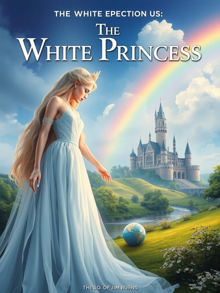 Goddess Princess Movie Poster in Sci-Fi Style