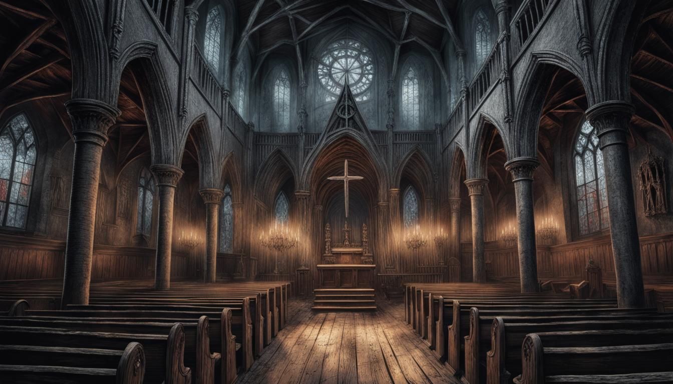 Haunted Church Interior