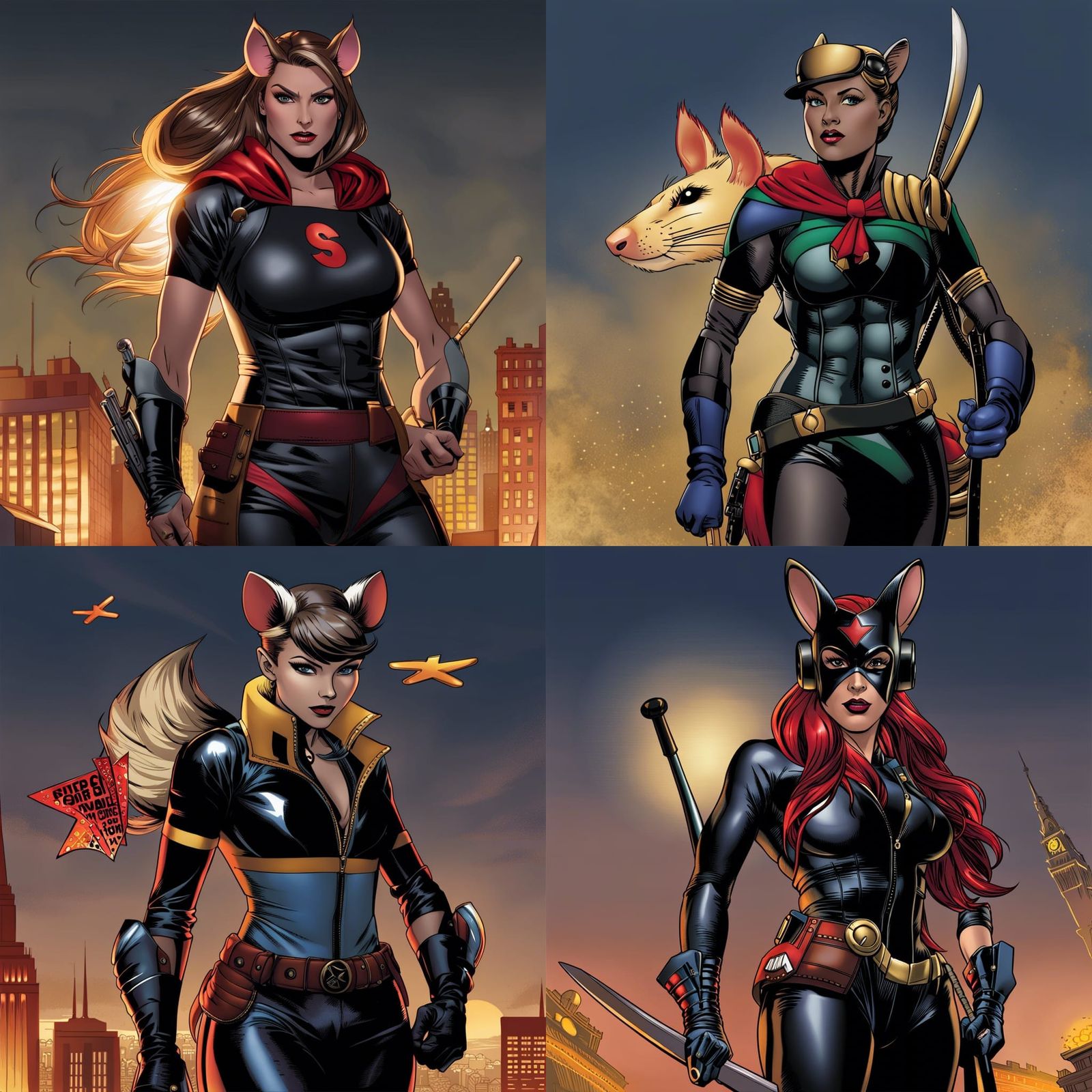 Rat Girl: Marvel-Style Comic Book Superheroine