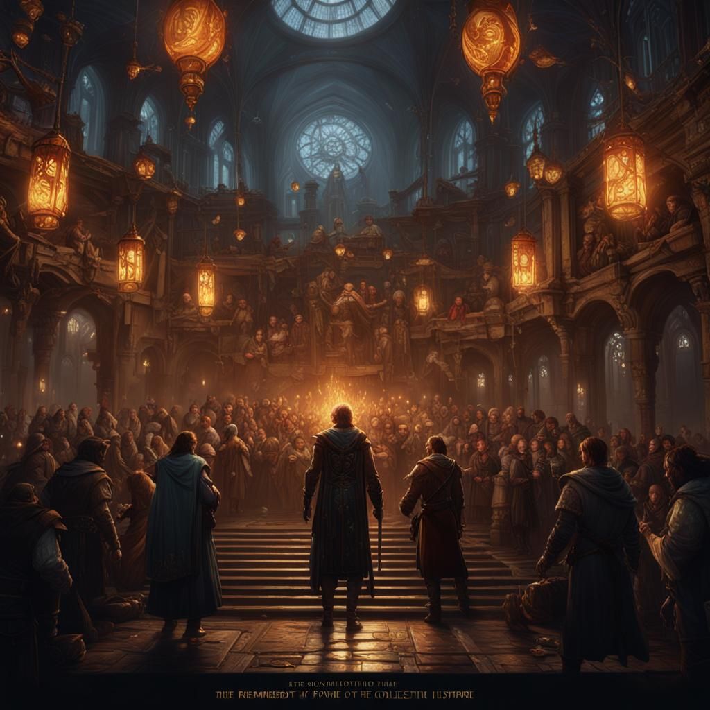 Dark Fantasy Collective Voice: Hyperdetailed Concept Art