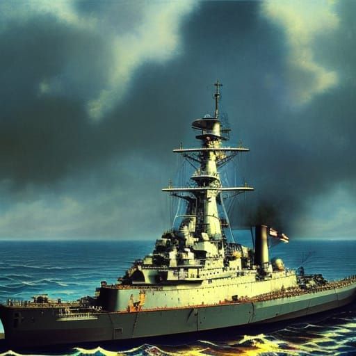 Tried Battleship WWII