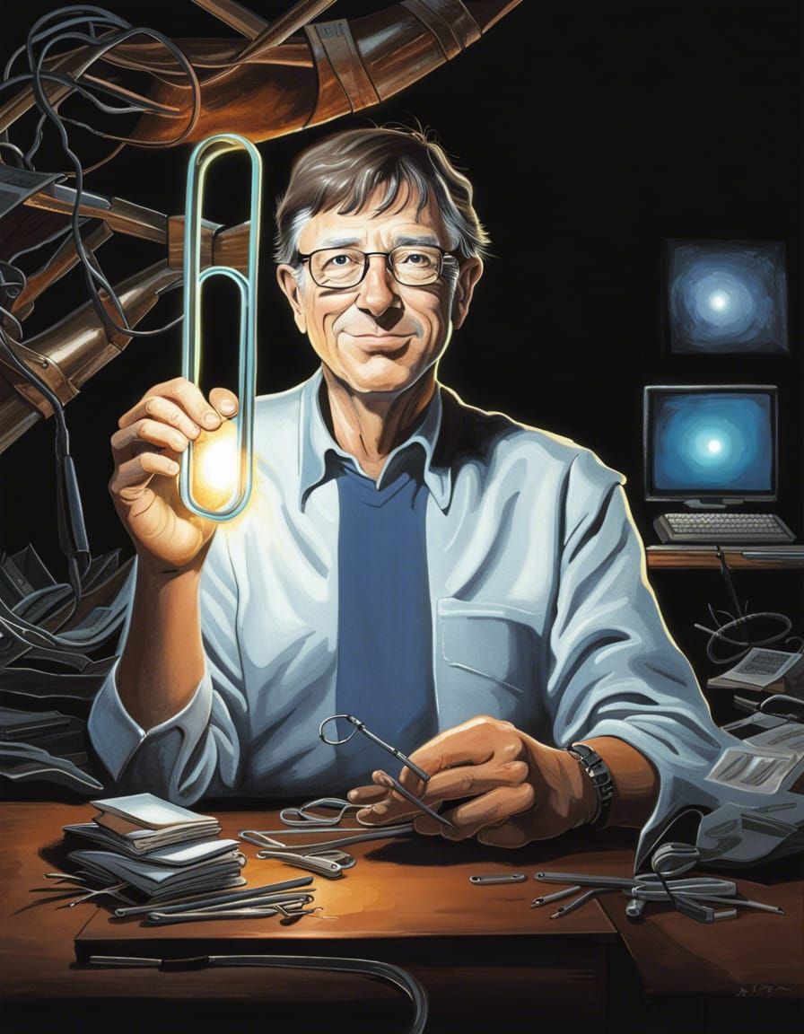Bill Gates and the Glowing Paperclip of Doom