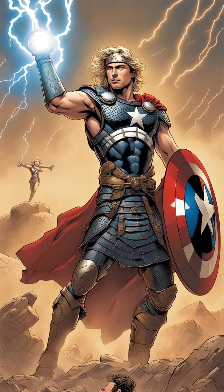 Alexander the Great with Hammer and Shield