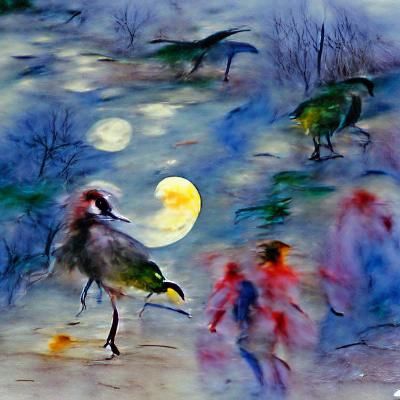 Abstract Nightmare: A Surreal and Unsettling Vision