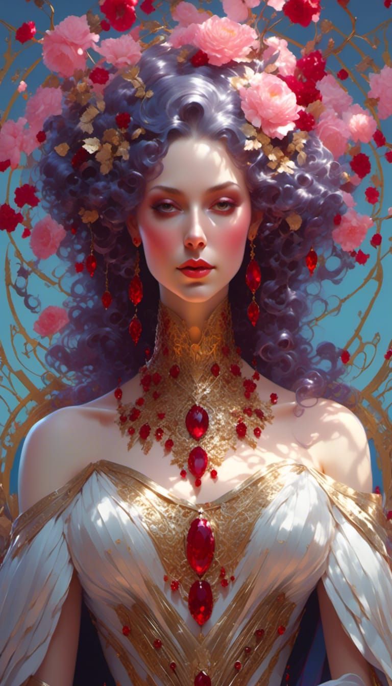 Hyperrealistic Bee Goddess Portrait in Dramatic Lighting