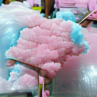 AI Image of Cotton Candy Creation
