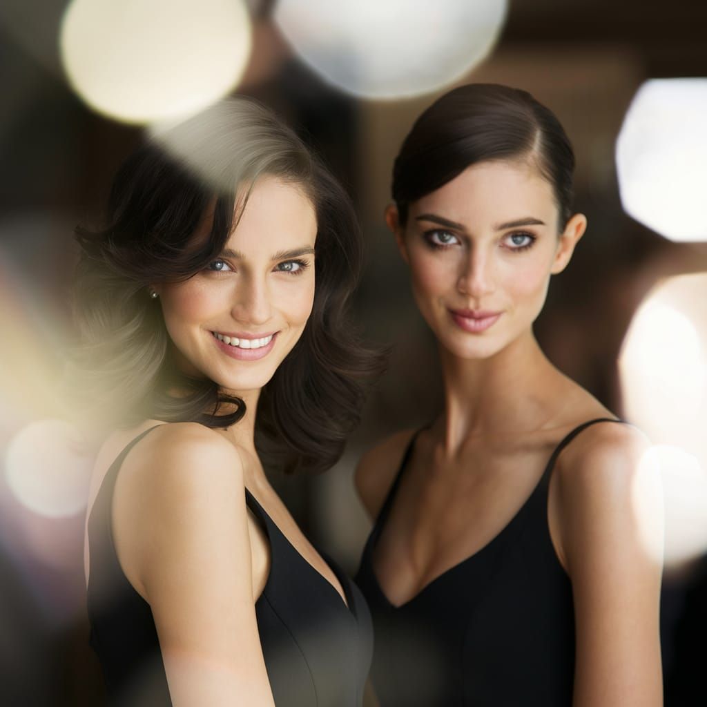 Elegant Photo of Two Assistants, Melanie and Alice