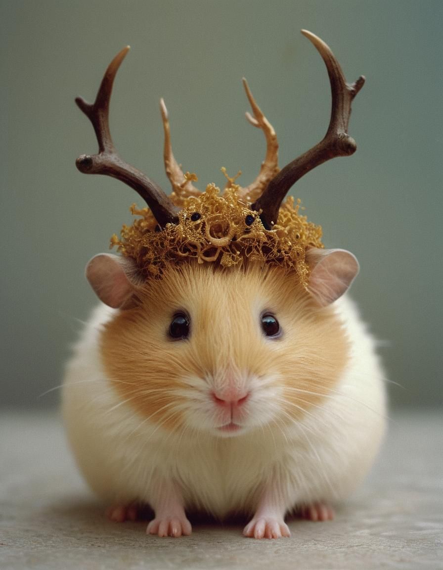 Hamster with antlers 🐹