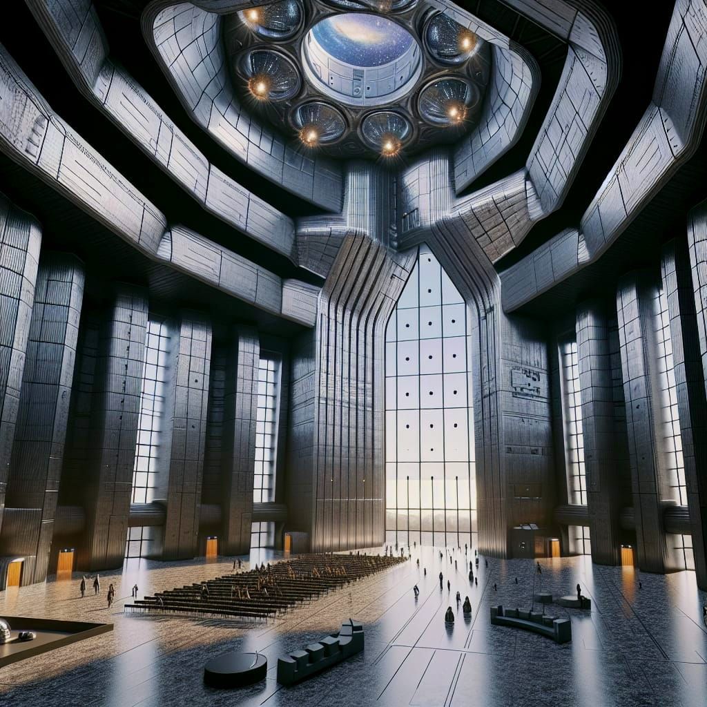 Futuristic Church Inspired by NASA Capsule Design