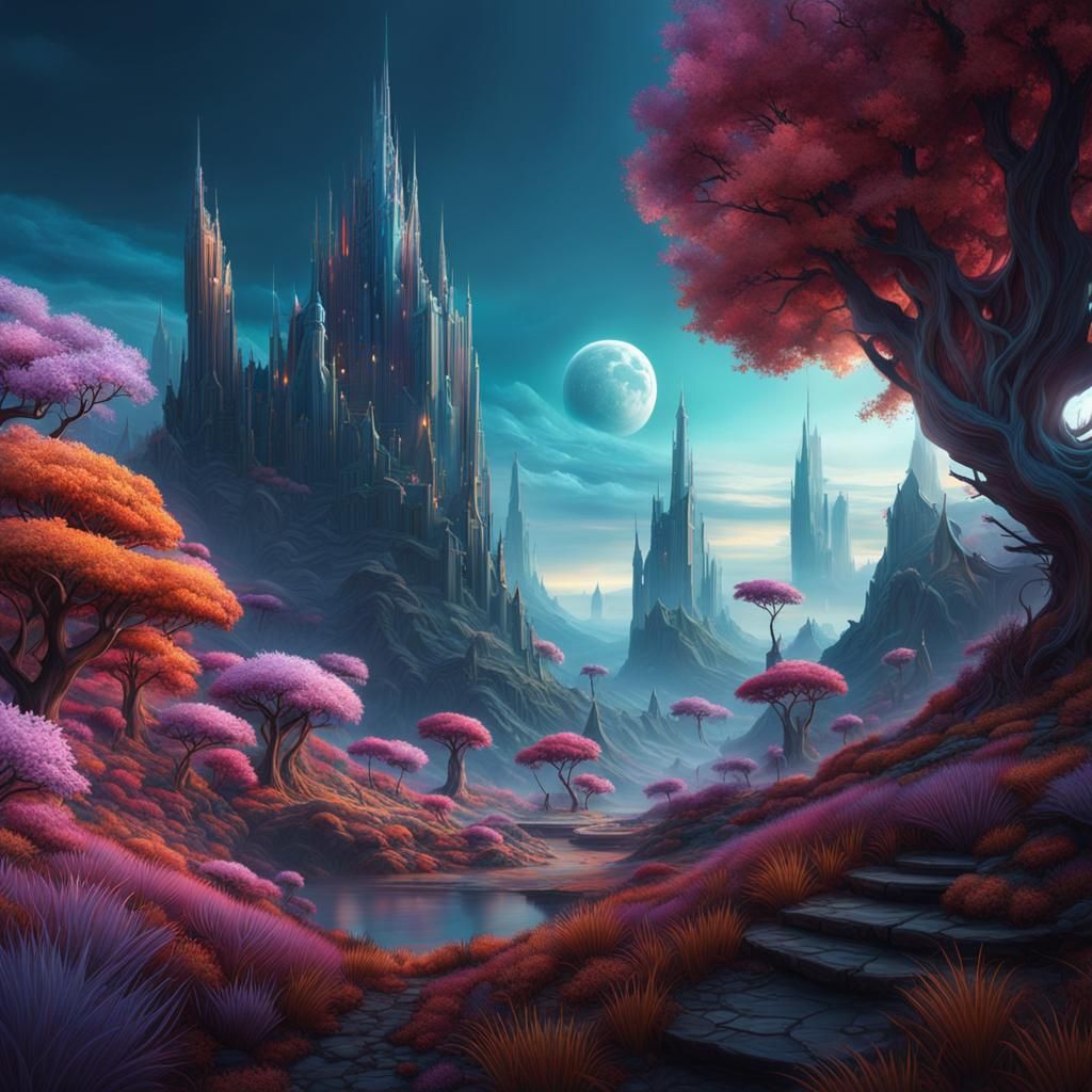 Surreal Dreamscape: Ethereal Beings in AI Art