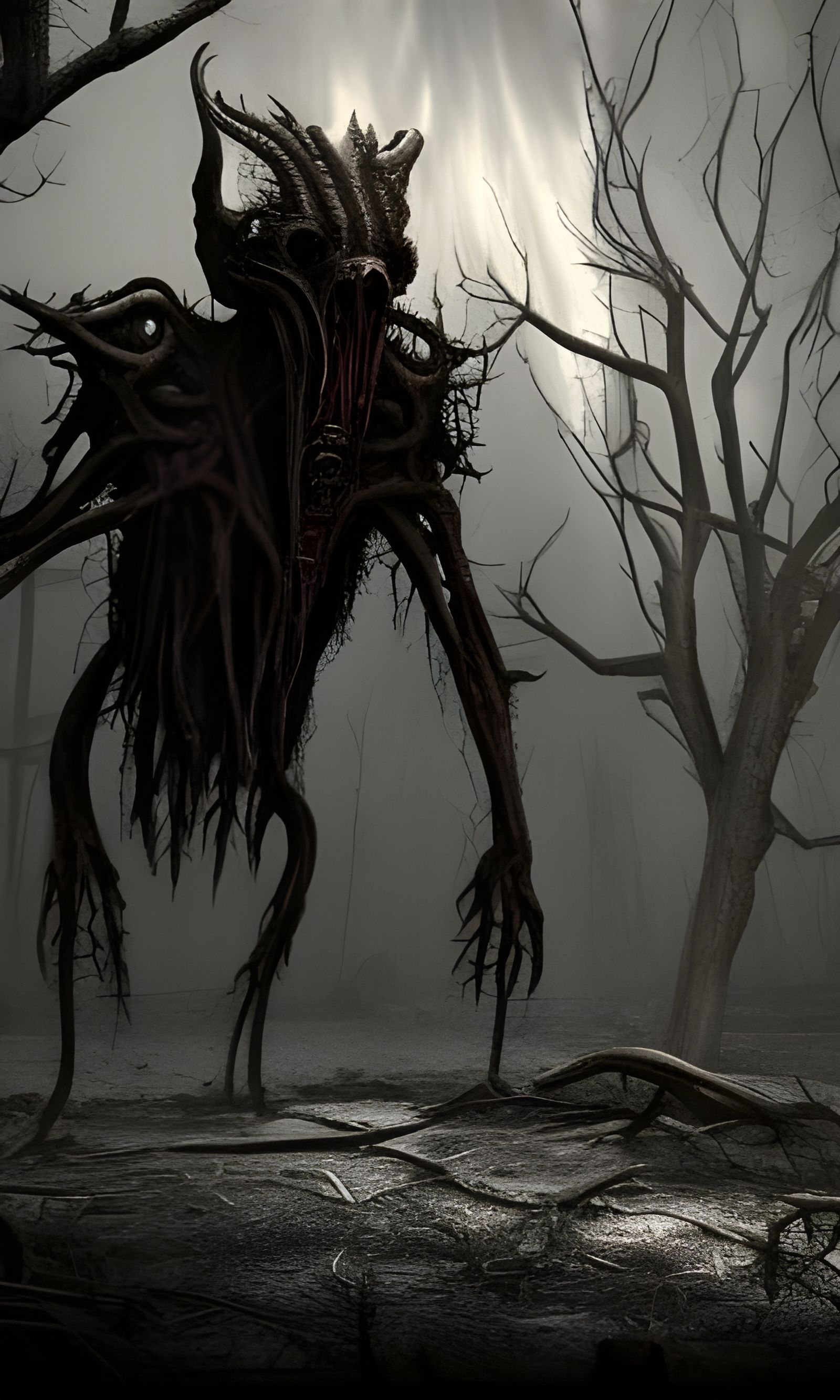 Post-Apocalyptic World Destroyed by a Dark Deity