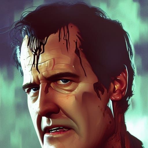 Hyperdetailed Portrait of Bruce Campbell as Digital Art