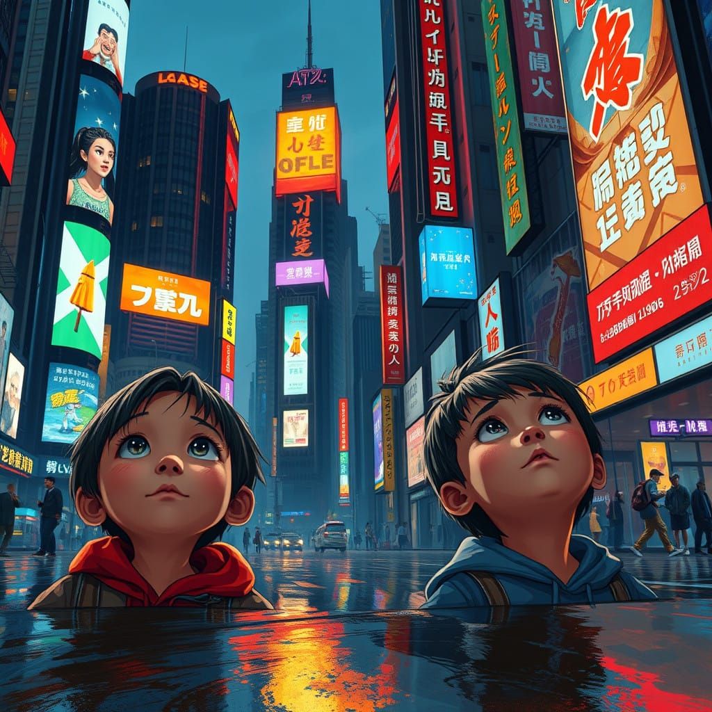 Neon Dreams in a City of Wonder