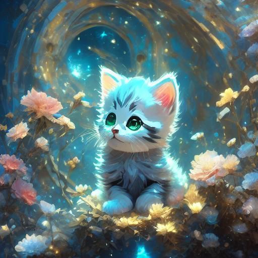 Epic Close Up of an Adorable Kitten