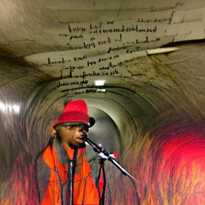 Abstract Underground Scene