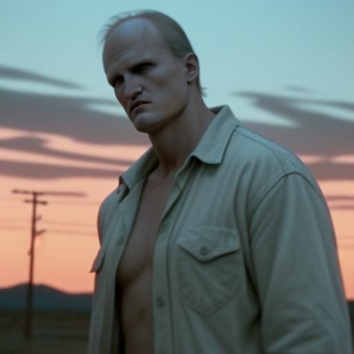 Woody Harrelson in Cinematic Film Still