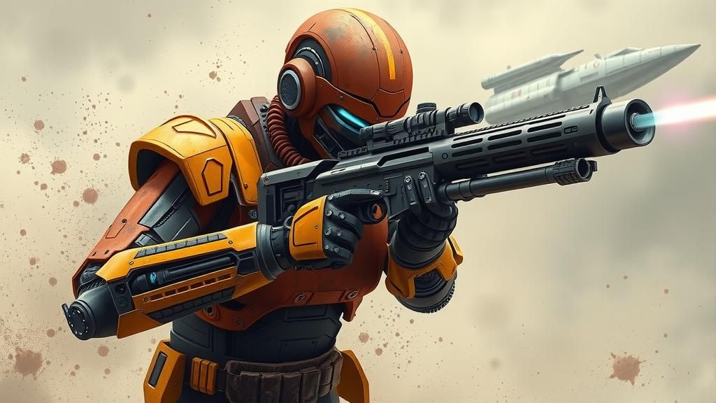 Old, Dusty and Weathered Liquidator Robot