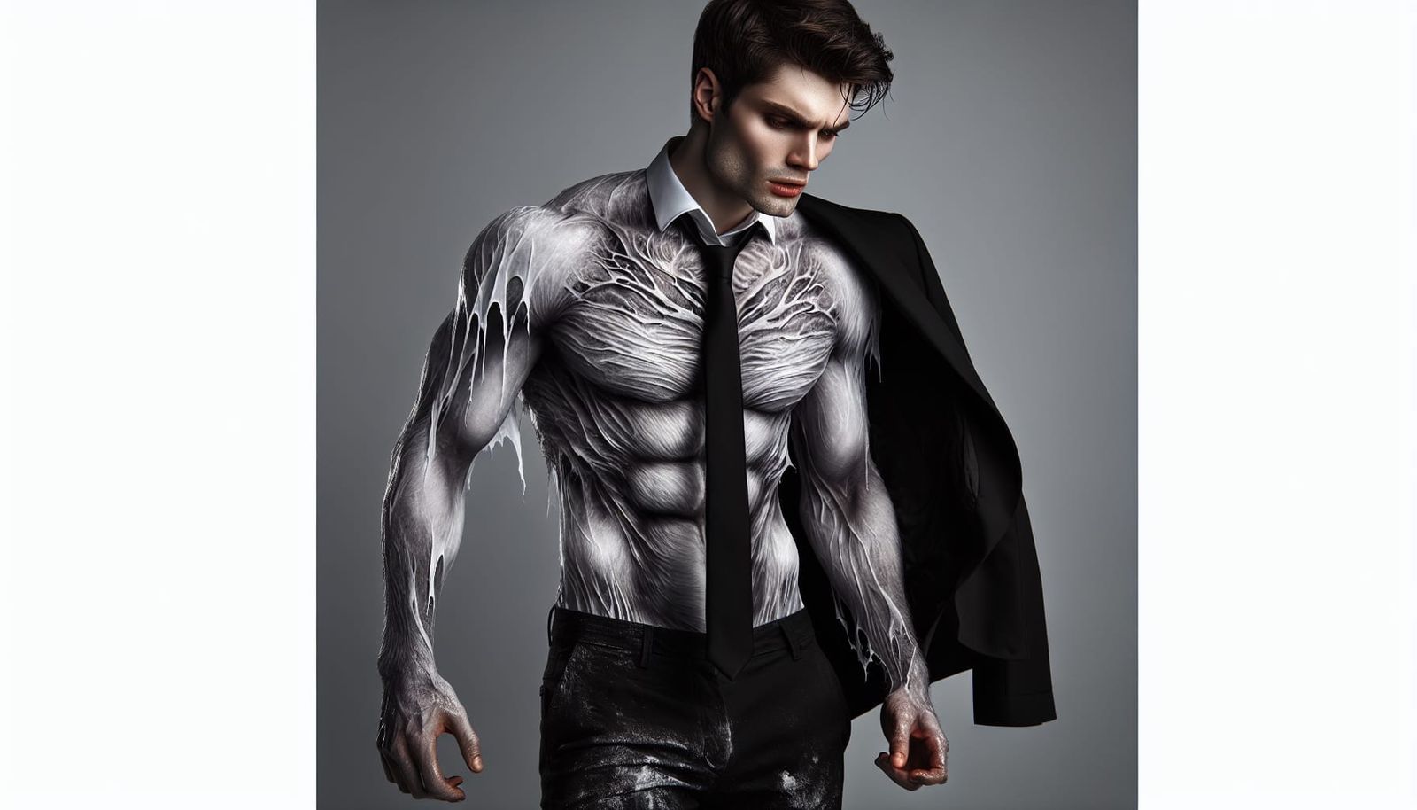 Werewolf Transformation: A Hyperrealistic Depiction