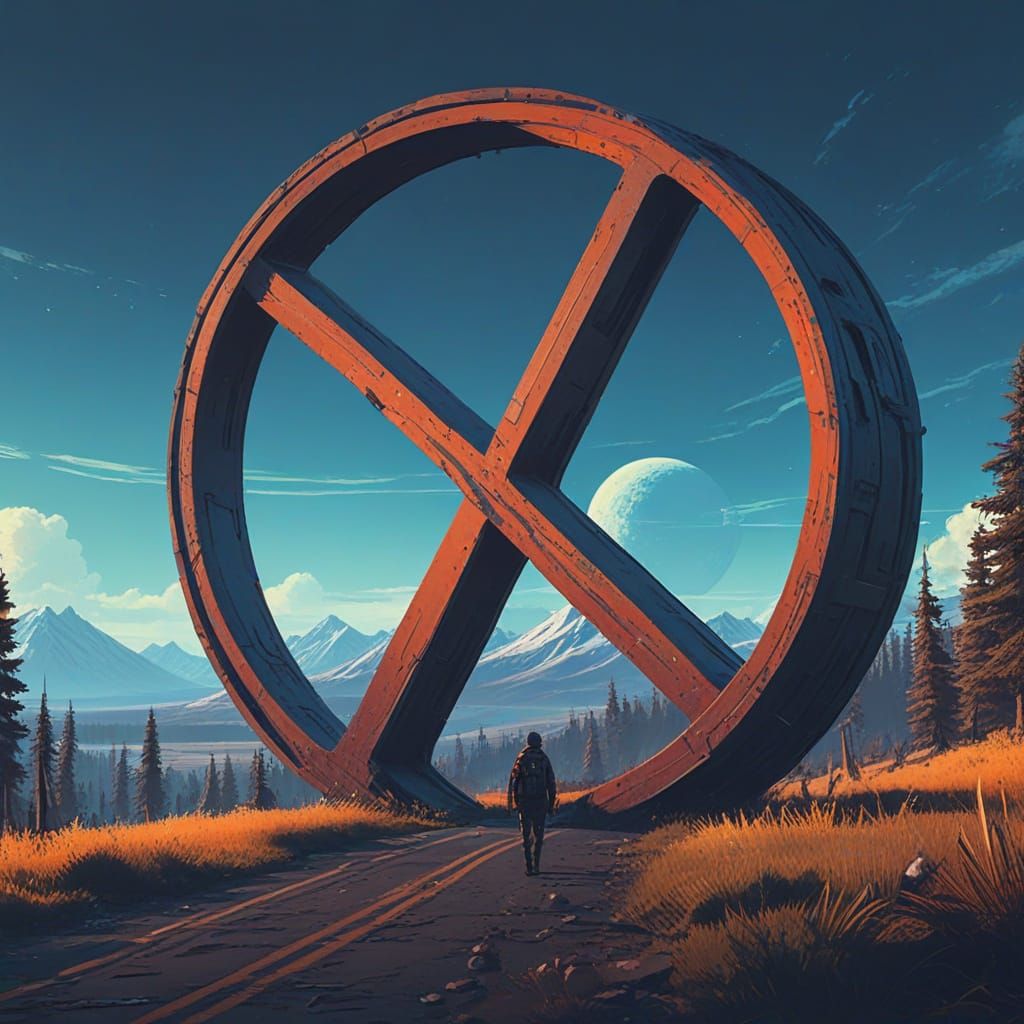 Epic Fantasy Infinity Portal Concept Art