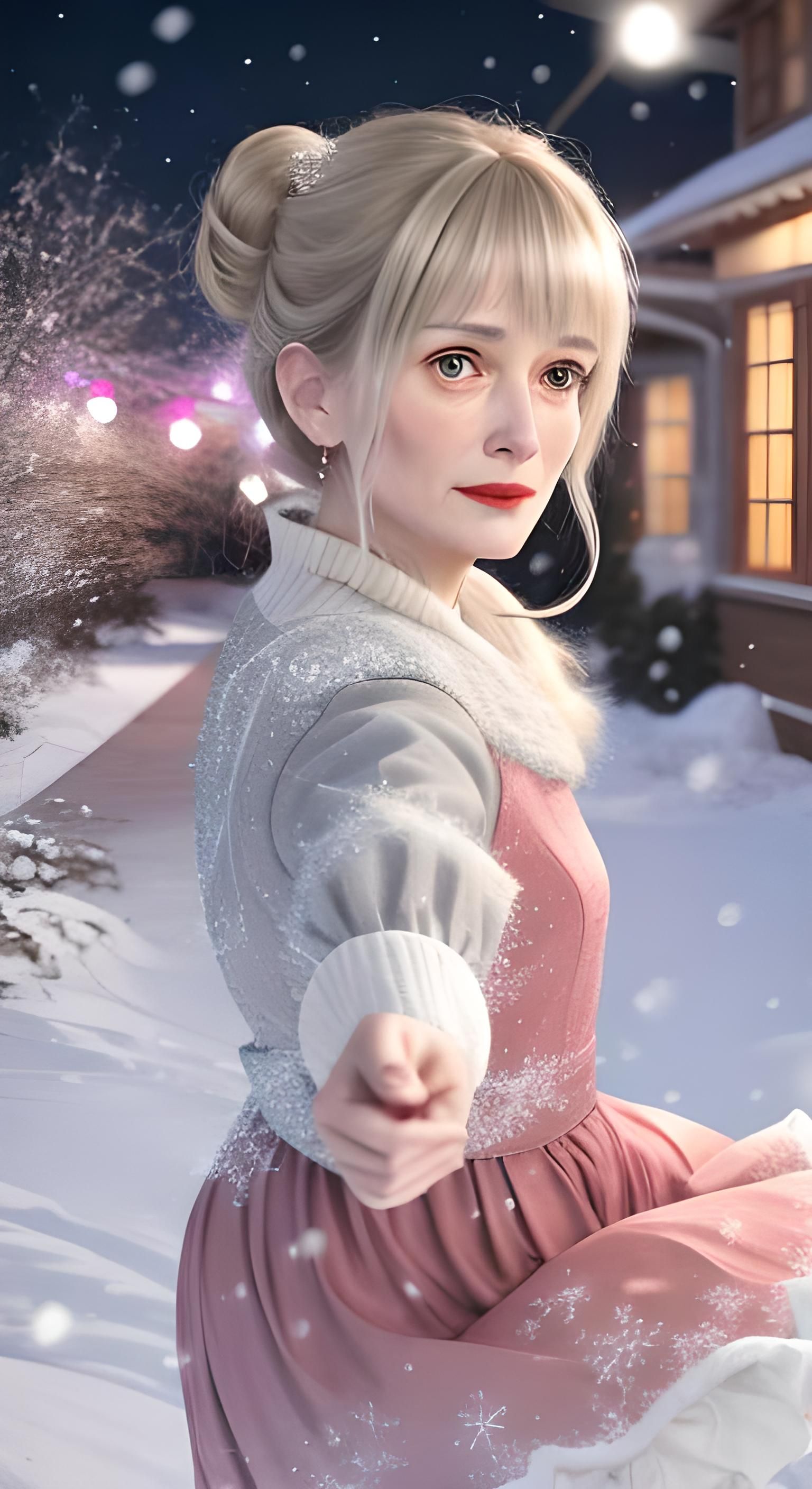 Snowflake Dance: A 3D Rendered Memory