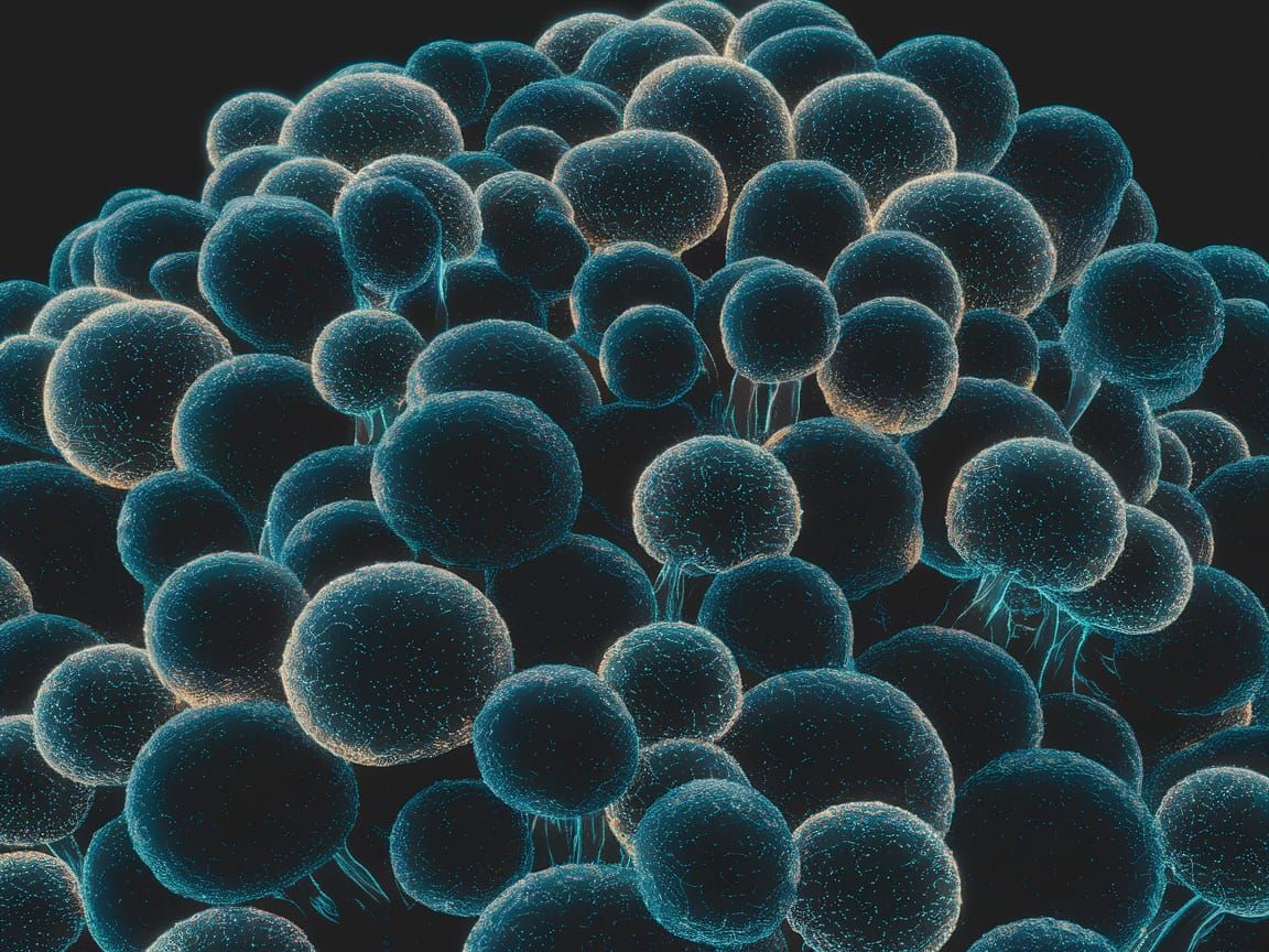 Cosmic Iridescent Forest in Neon-Lit Space Style