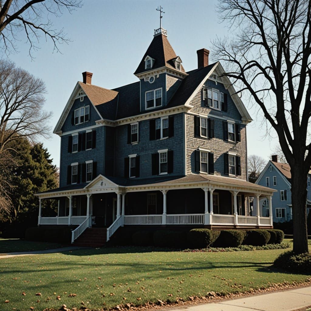 Amityville Horror House AI Interpretation