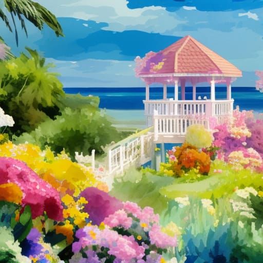 Gazebo By The Beach
