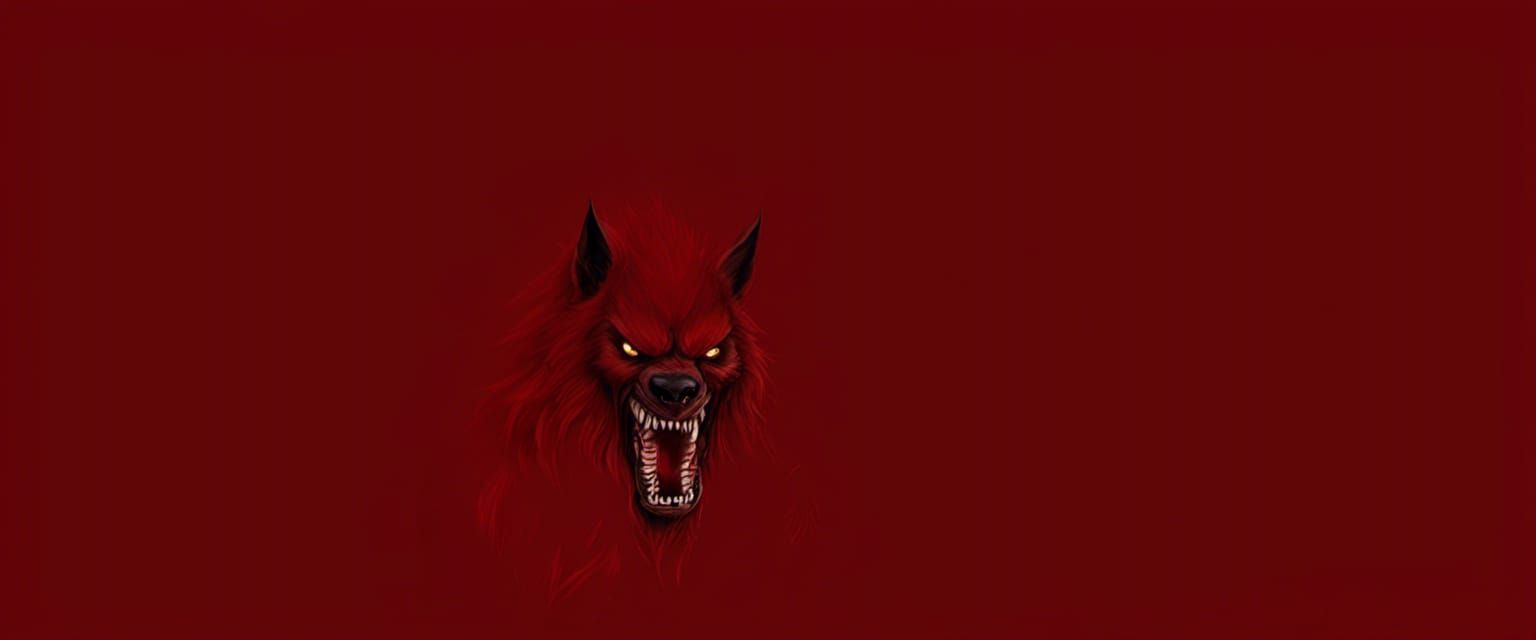 Demonic Corrupted Werewolf in Hyperrealism
