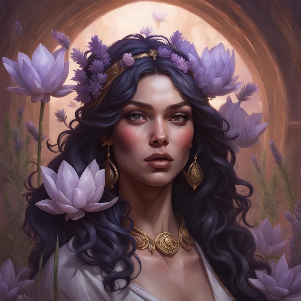 Venus de Milo Inspired Woman in Scottish Landscape