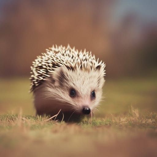 Hedgehog in Divine Sunshine