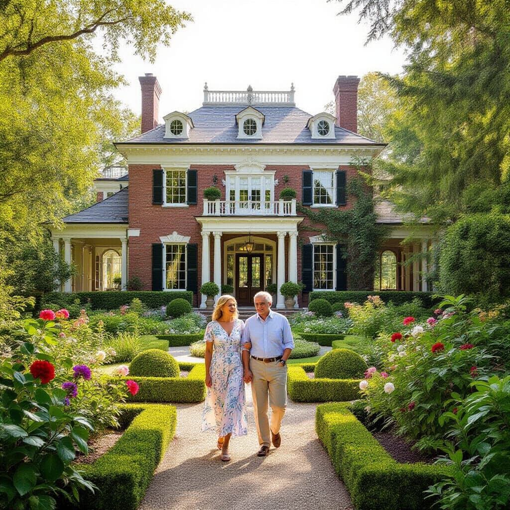 Serene Garden of Love and Legacy at Duvall Mansion