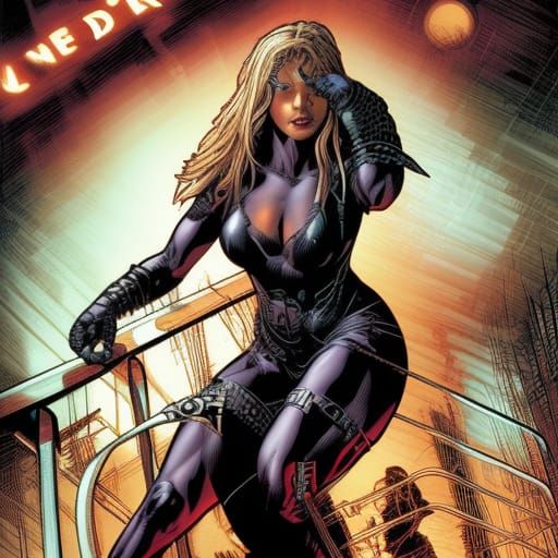 Felicia Hardy Comic Book Art