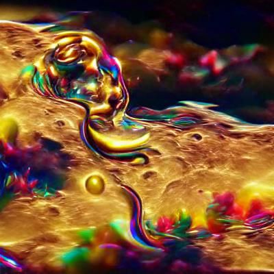 Mesmerizing Liquid Gold Texture