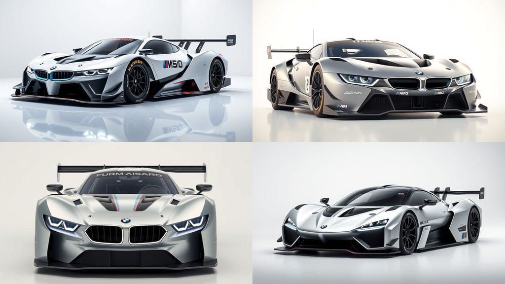 Sleek 2030 Racing Car in Silver with Lazer LED Lights