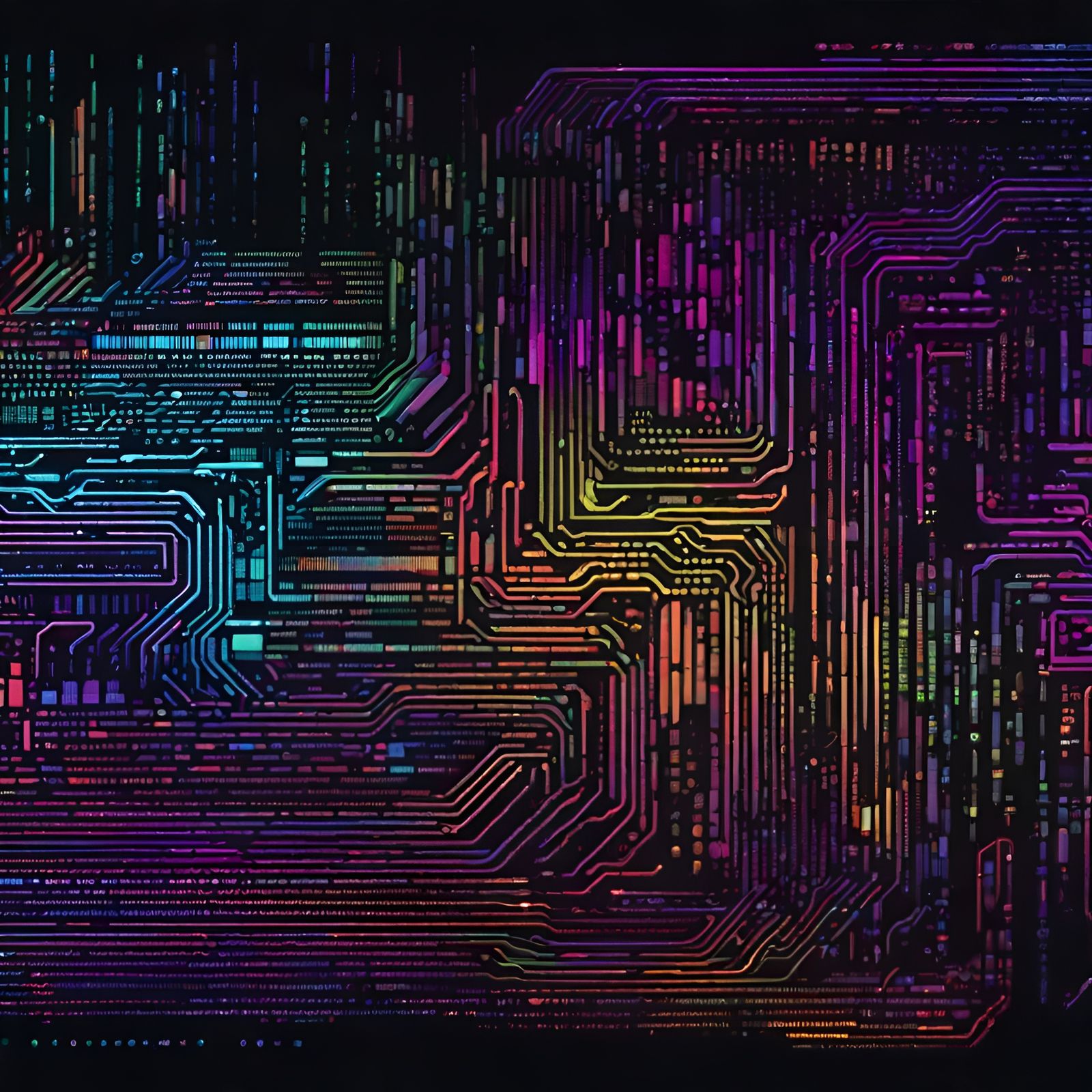 Colorful Code on Screen in Comic Book Style