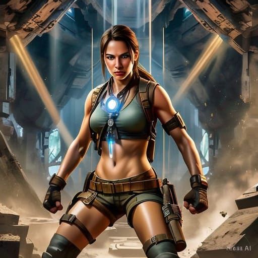 Strong Female Protagonist in Ruined Techno-Temple