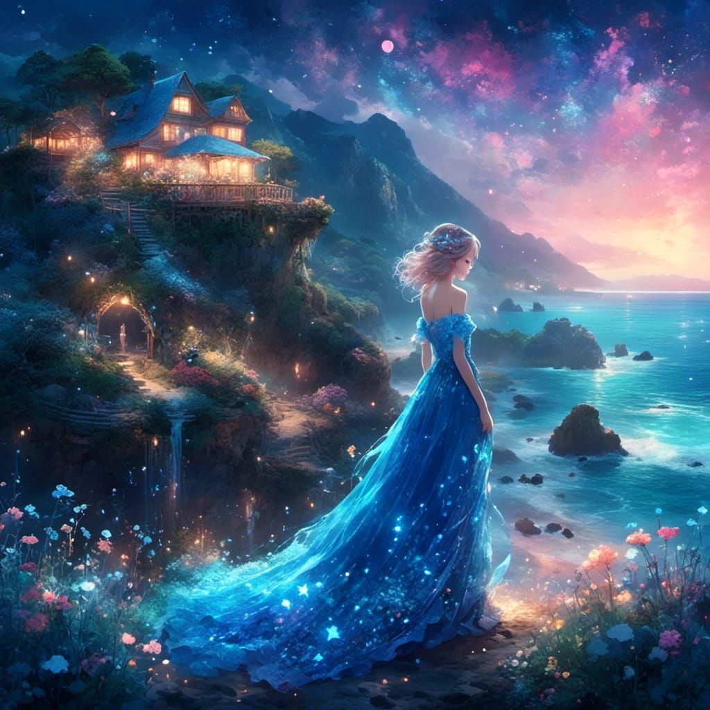 Ethereal Twilight by the Sea