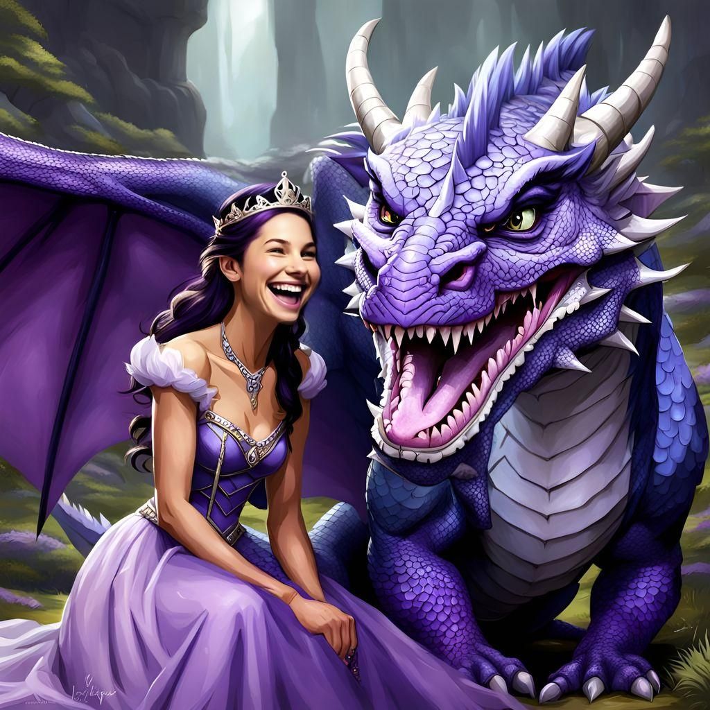 Princess and Dragon: A Joyful Friendship