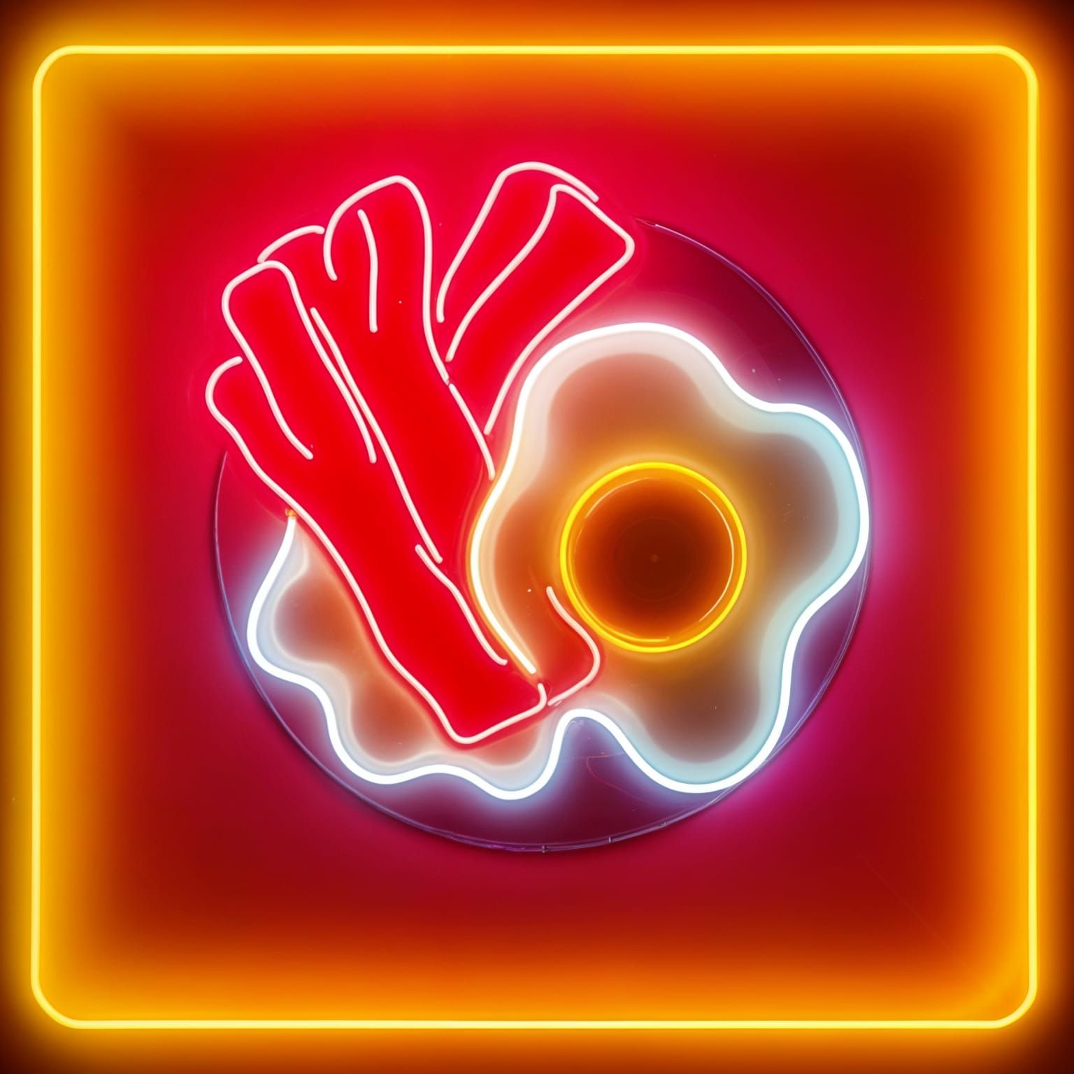 Neon Bacon and Eggs
