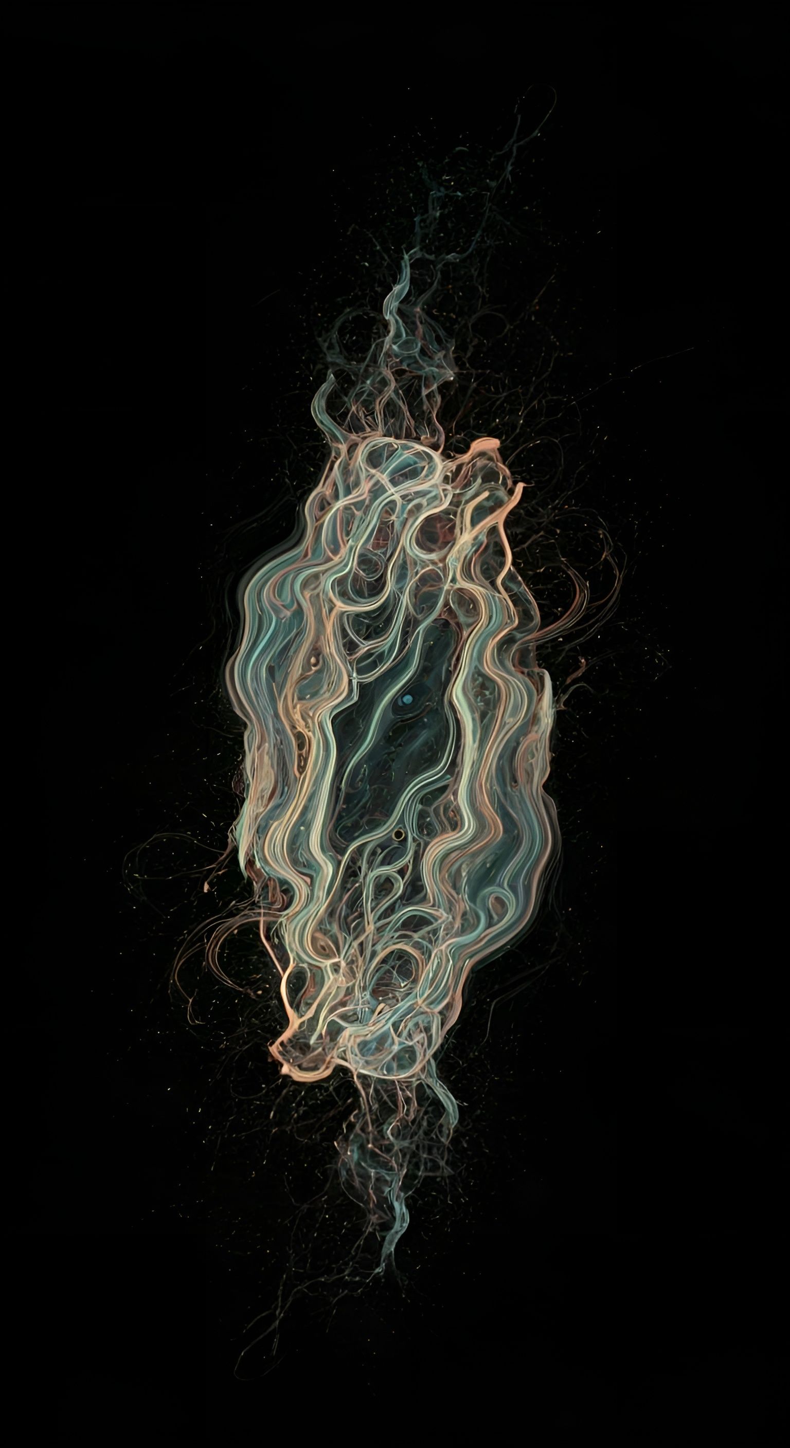 Chaotic Chemical Reactions Forming Timelapse Structures