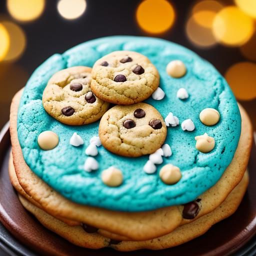 Delicious Cookies in Professional Photography Style