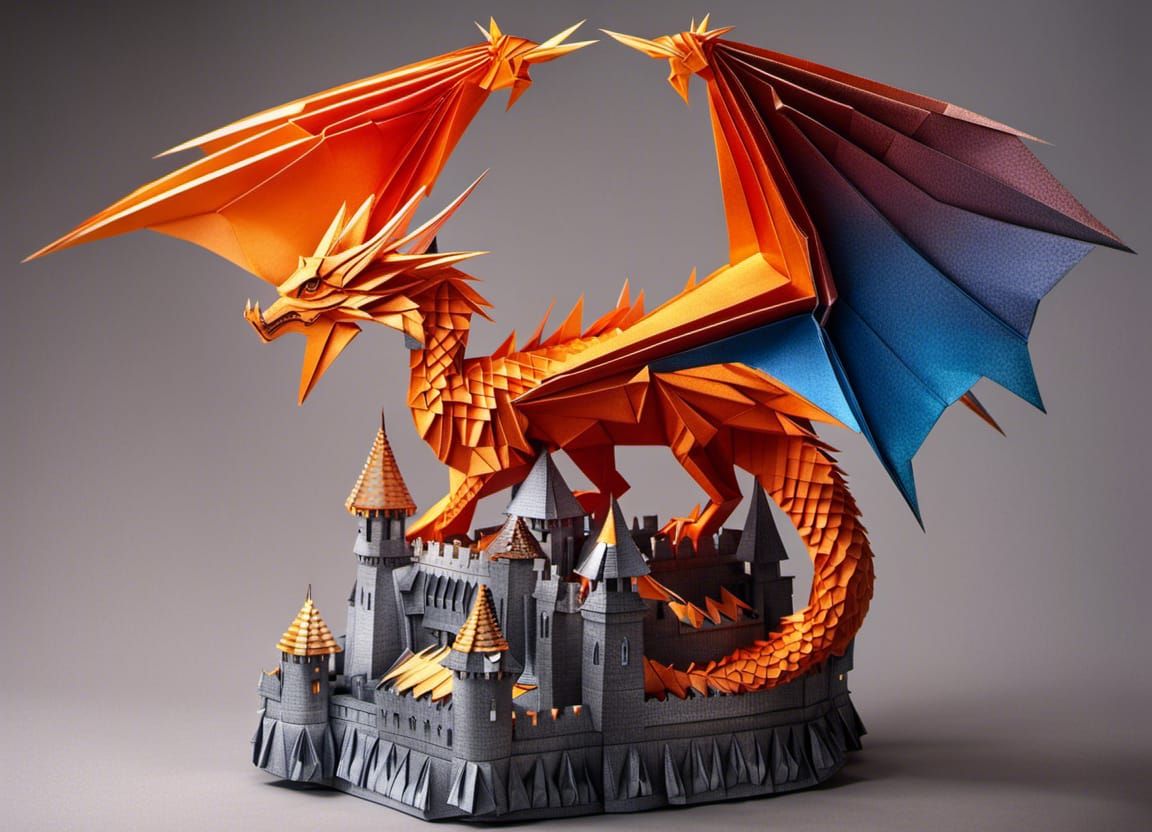 Irony is a Fire Breathing Dragon … In Origami